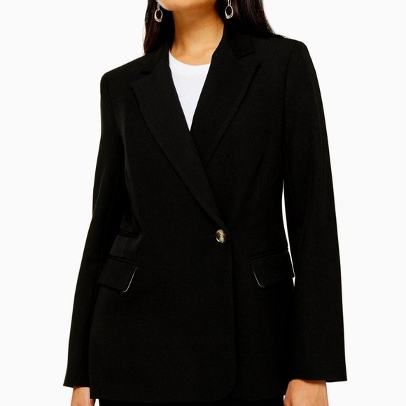 Topshop Jackets & Blazers - NWOT Topshop Black Blazer Jacket Suit Coat 6